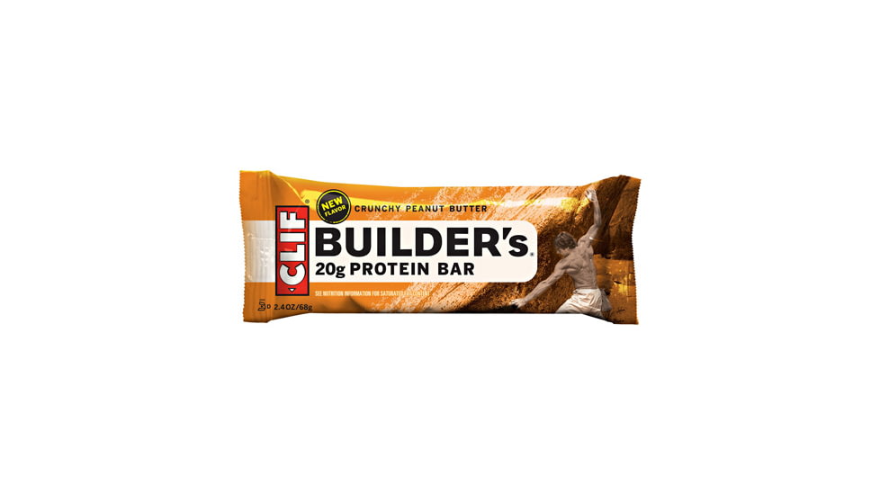 Clif Builder's Crunchy Peanut Butter Bar-12 Bars