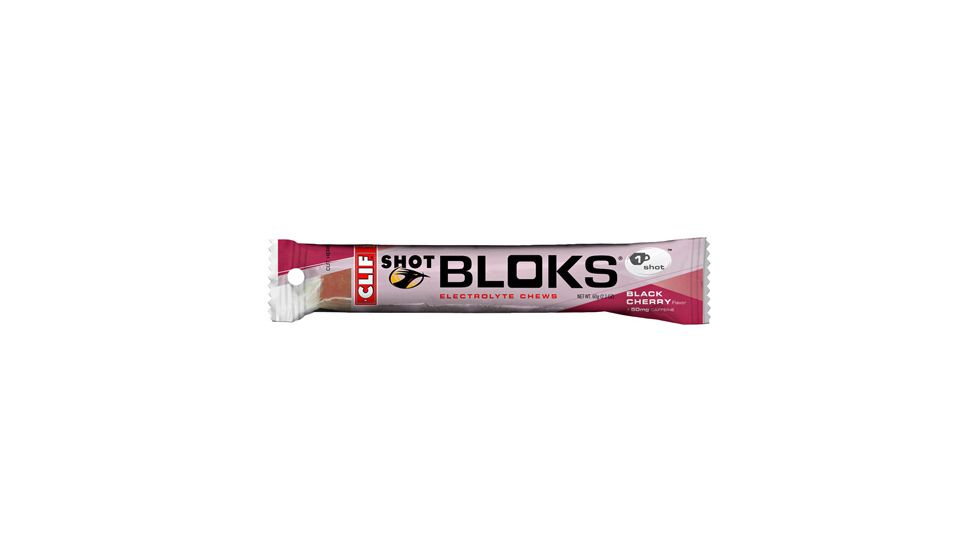 Clif Shot Blok Black Cherry Energy Chews-18 Pack