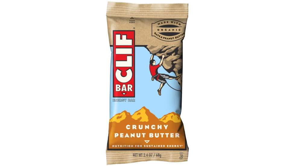 Clif Crunchy Peanut Butter Bar-12 Pack