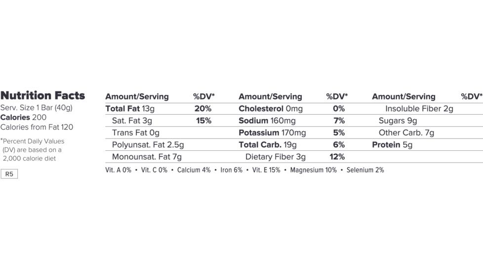 CLIF Dark Chocolate Almond Sea Salt Organic Trail Mix Bar-1 Bar