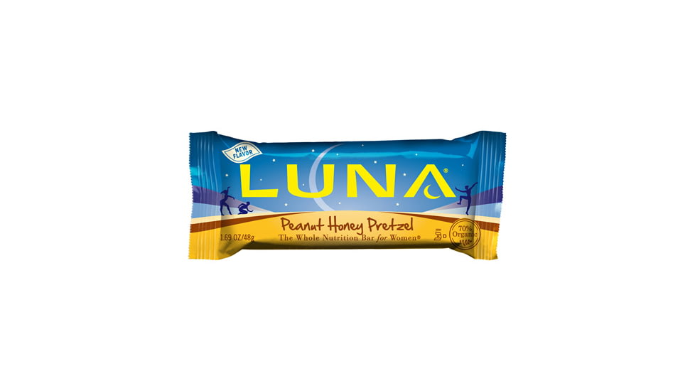 Clif Luna Peanut Honey Pretzel Bar-15 Bars
