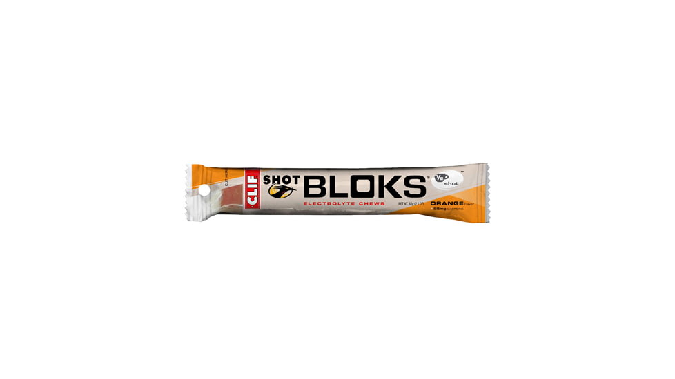 Shot Blok Orange Caffeine Energy Chews-Single
