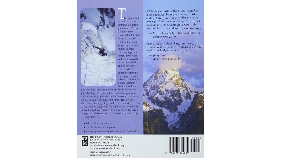 Climbers Guide to Teton Range