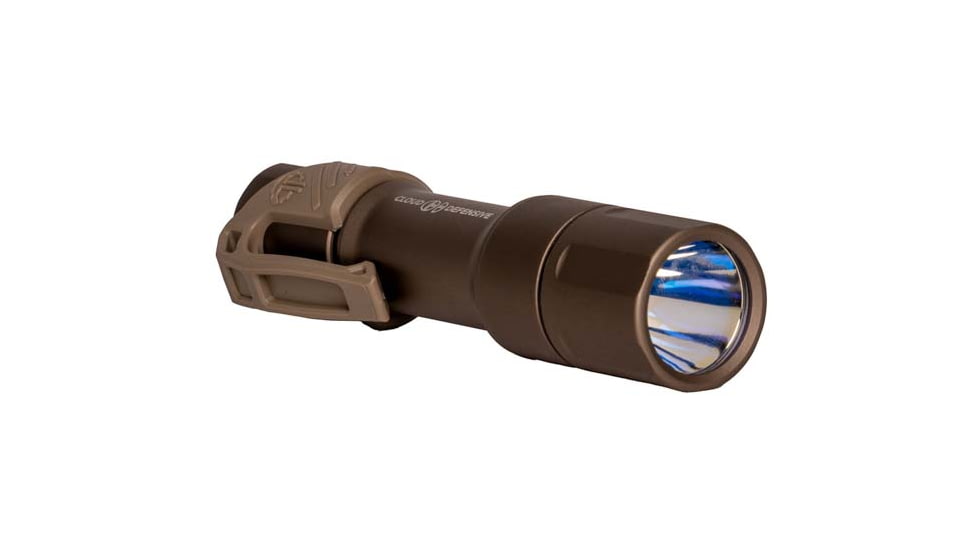 Cloud Defensive Mission Configurable Handheld Micro Flashlight, Single Output, Every Day Carry, Flat Dark Earth, MCH2.0-EDC-S-350-FDE