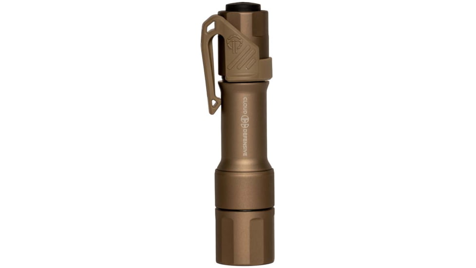 Cloud Defensive Mission Configurable Handheld Micro Flashlight, 1400 Lumens, Single Output, Every Day Carry, Flat Dark Earth, MCHEDC350FDE
