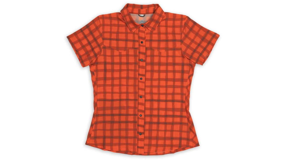 Club Ride Apparel Bandara Shirt - Womens, Orange Punch Splash, Small, 372887593