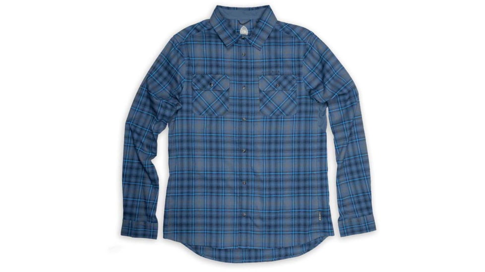 Club Ride Apparel Daniel Flannel - Mens, Vivid Blue, Small, 4779274108999