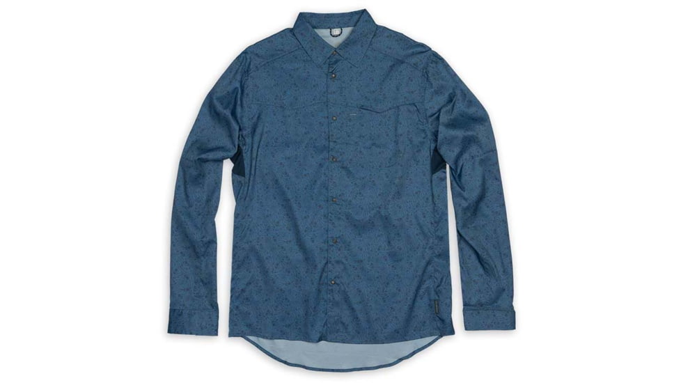 Club Ride Apparel Go Long Shirt - Mens, Cream N Blue, Small, 4830312759367