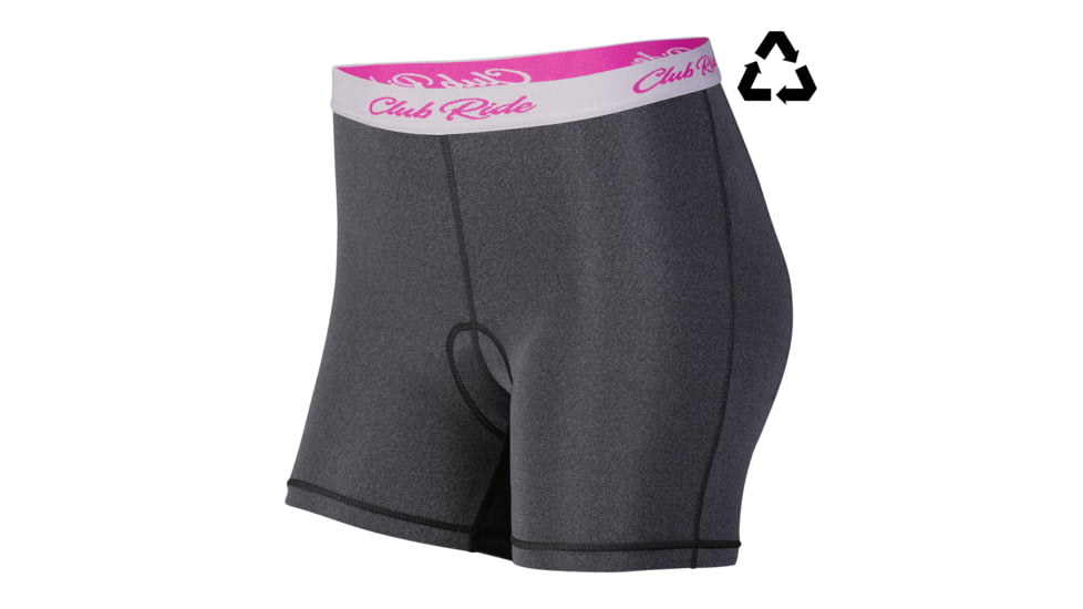 Club Ride Apparel June Chamois, 3inch, Level 1 - Womens, WIJU901BKXS