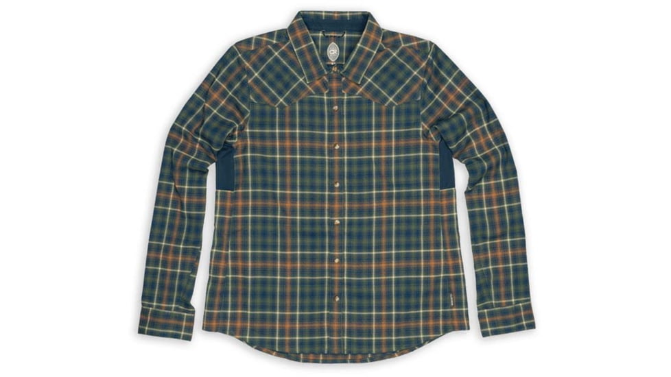 Club Ride Apparel Livn Flannel - Womens, Pond Blue, Small, 8856869575