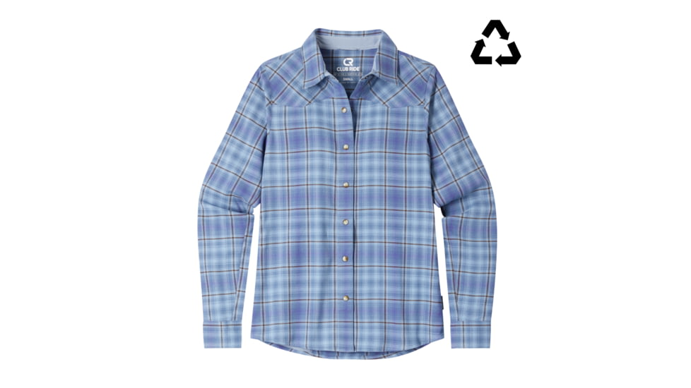 Club Ride Apparel Womens Livn Flannel, WJLV802TDXS