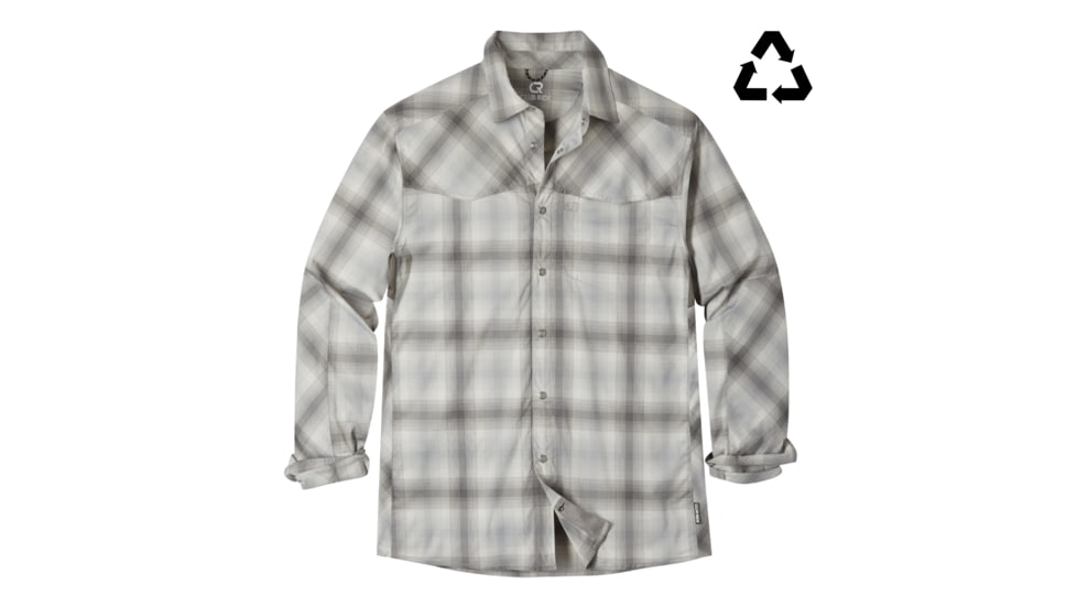 Club Ride Apparel Mens Go Long Western Ride Shirt, MJGL111CBM