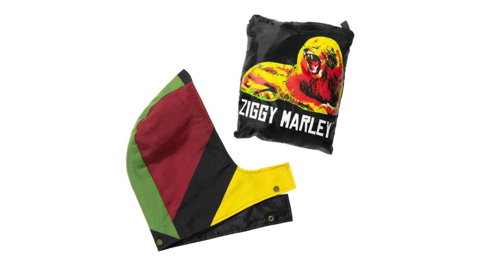 Coalatree Marley Kachula Blanket, Green/Red/Yellow, 50 x 72 flat Ziggy-kachula