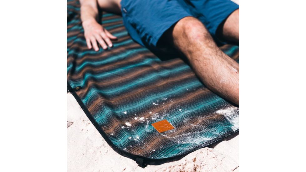 Coalatree Wooden Forest Kachula Blanket, Brown/Green, 50 x 72 flat Green-Gold-KAC-BLANKET-v2