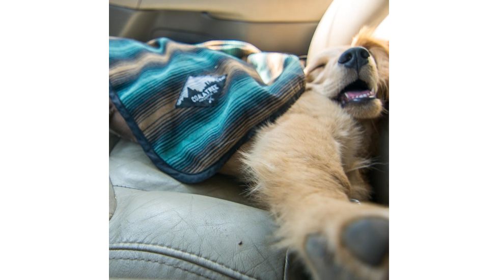 Coalatree Wooden Forest Kachula Blanket, Brown/Green, 50 x 72 flat Green-Gold-KAC-BLANKET-v2