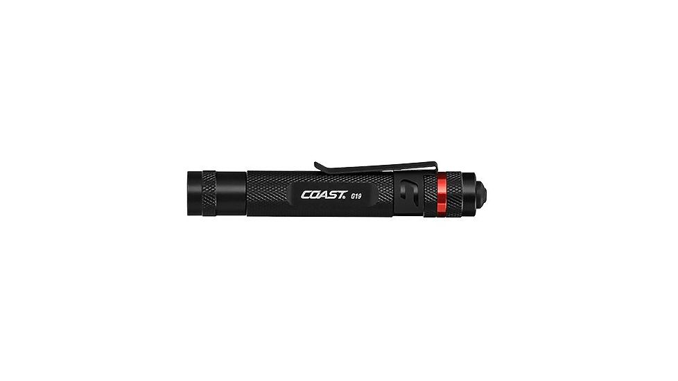 Coast G19 1xAAA LED Flashlight, Black, 85 Lumens, Box 19490
