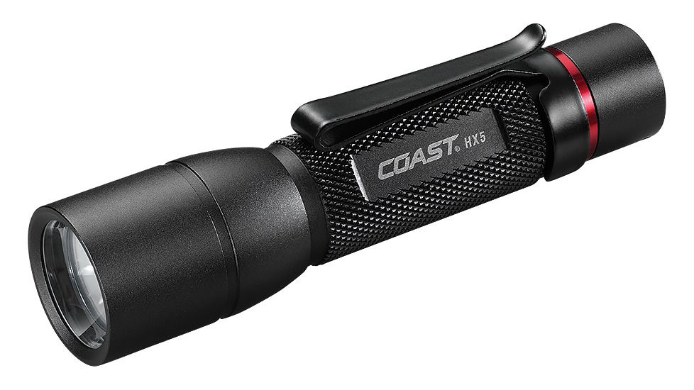 Coast HX5 High Performance LED Flashlight 345 Lumens, Clam Pack 20769