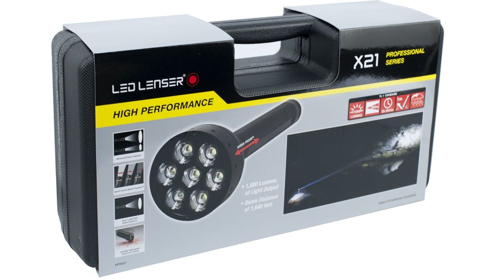 Coast X21 Light Cannon Flashlight - 1300 Lumen Hand-Held Light HP8437