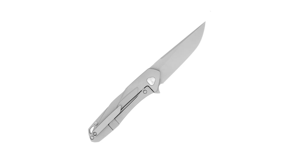 CobraTec Knives Ace Folder Knife, 3.25in, Bohler M390, Drop Point Blade, Silver, CTTACEM390