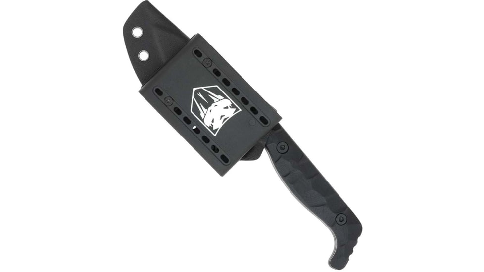 Cobratec Knives Cobratec Kingpin 4 Fixed Bld Black D2 Steel W/kydex Sheath