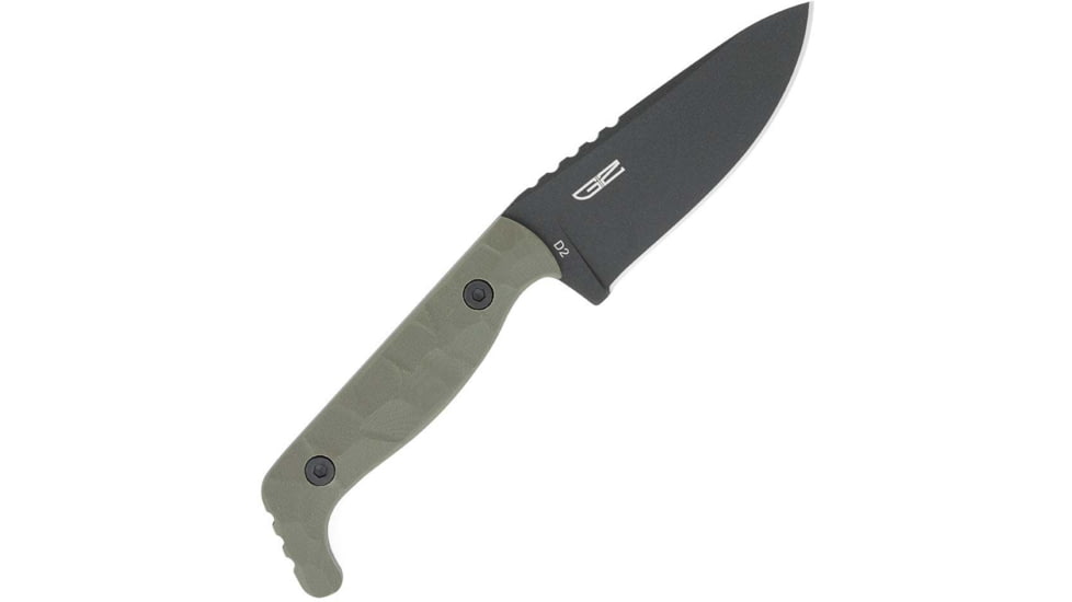 Cobratec Knives Cobratec Kingpin 4 Fixed Bld Od Green D2 Steel W/kdx Sheath