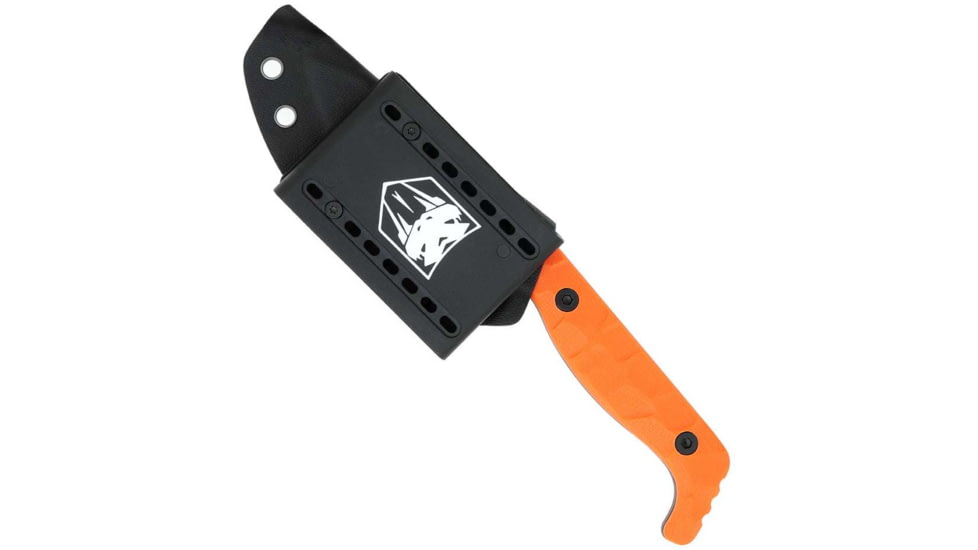 Cobratec Knives Cobratec Kingpin 4 Fixed Bld Orange D2 Steel W/kydex Sheath