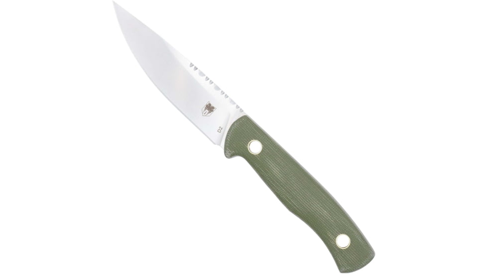 CobraTec Knives Koonsman Fixed Blade Knife, 4 in Blade, D2, OD Green, CTKMNODG