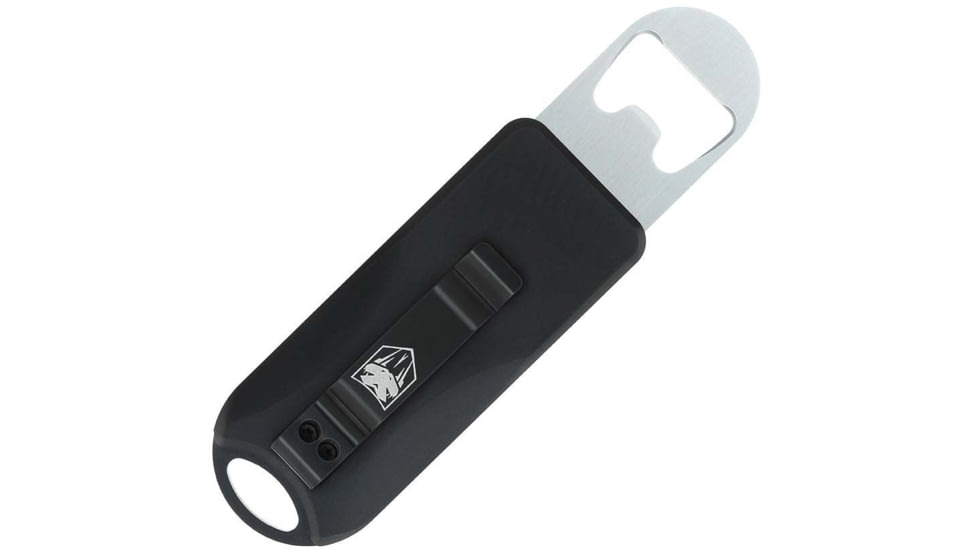 Cobratec Knives Cobratec Otf Bottle Opener Black 4.62 Oal W/lanyard Loop