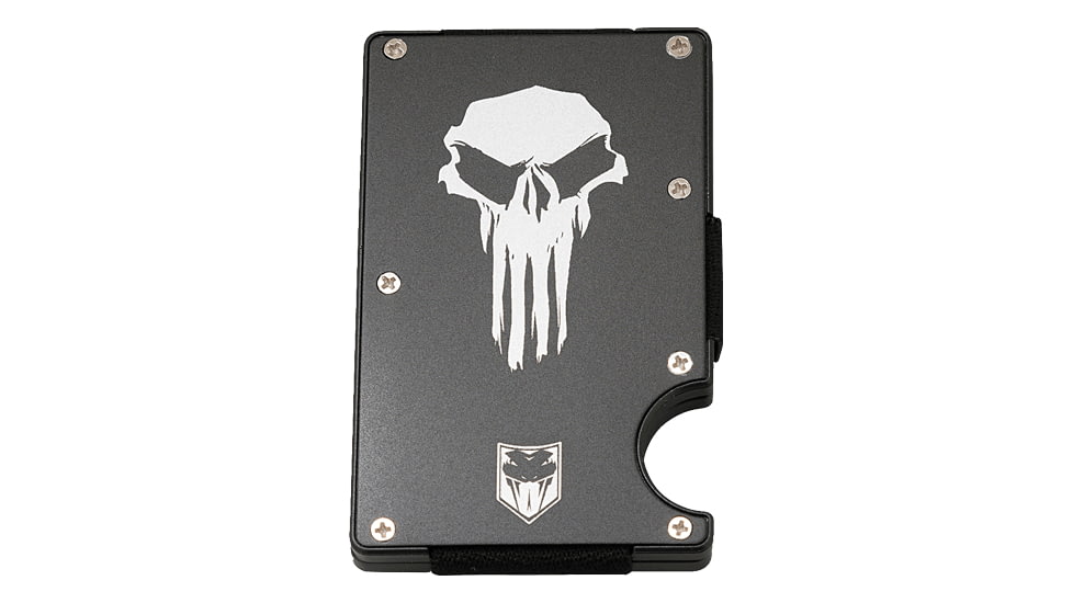 Cobratec Knives Cobratec Rfid Punisher Thin Aluminum Wallet W/money Clip