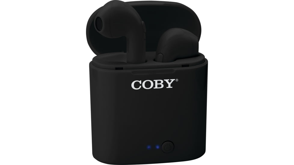 Coby 511 True Wireless Earbuds, Black, COBY-CETW511BLK
