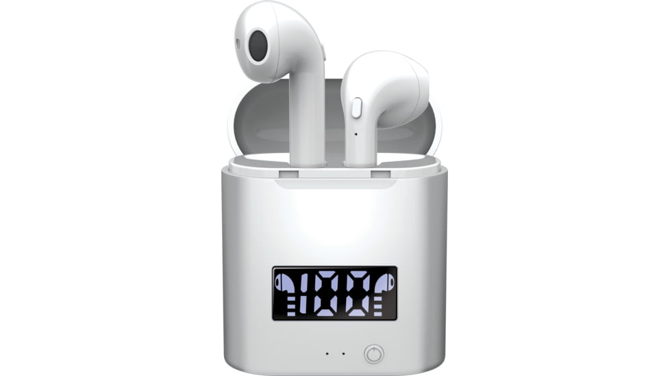 Coby 535 True Wireless Earbuds, White, COBY-CETW535WH