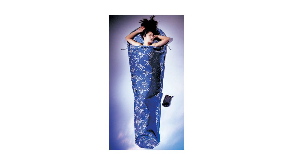 Cocoon Cotton Mummy Sleeping Bag Liner, Blue 316125