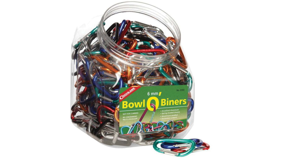 Coghlans 6mm Bowl O/carabiners 174 Pcs 2510