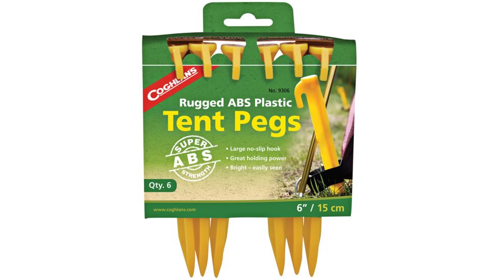 Coghlans Abs 6'' Tent Pegs 9307