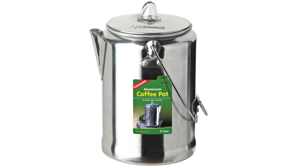 Coghlans Aluminum Coffee Pot 9 Cup 1346