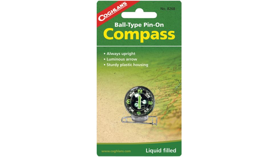 Coghlans Ball Pin-On Compass 51373