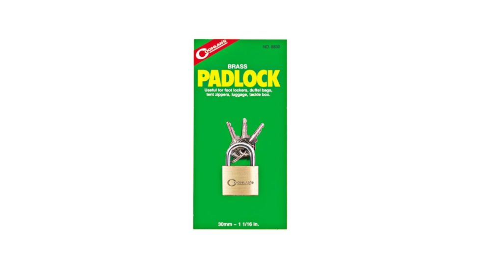 Coghlans Brass Padlock 30 Mm 8830