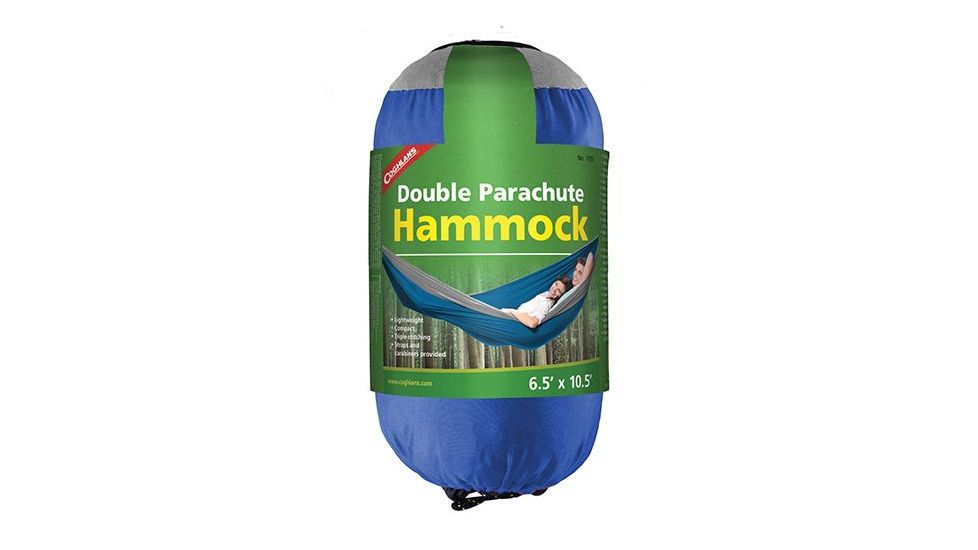 Coghlans Double Parachute Hammock, Blue/Grey, Blue/Grey, COG-17554