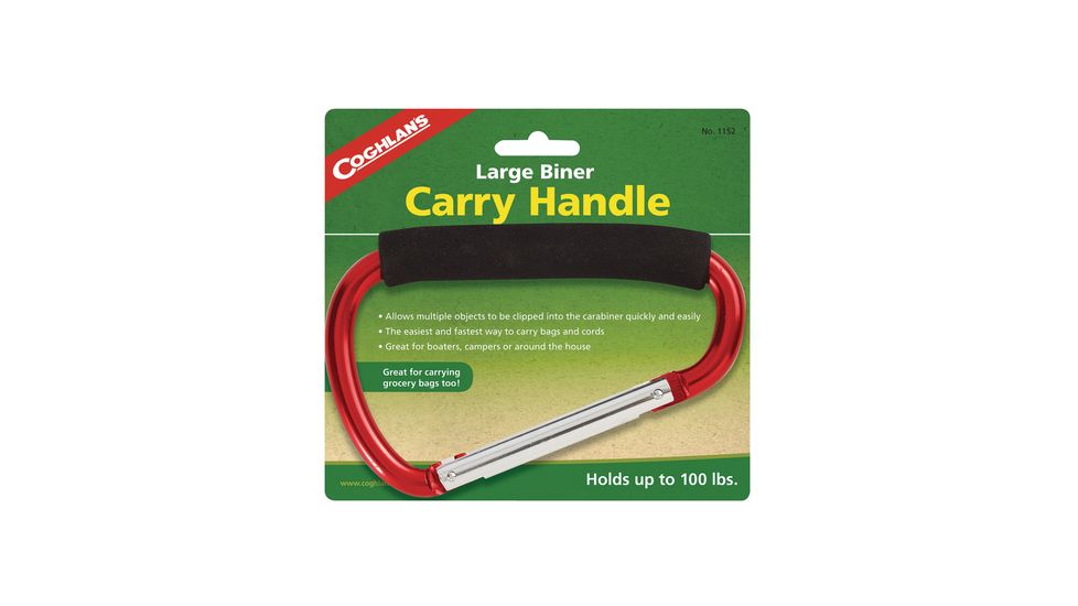 Coghlans Large Biner Carry Handle Holds 100 Pounds
