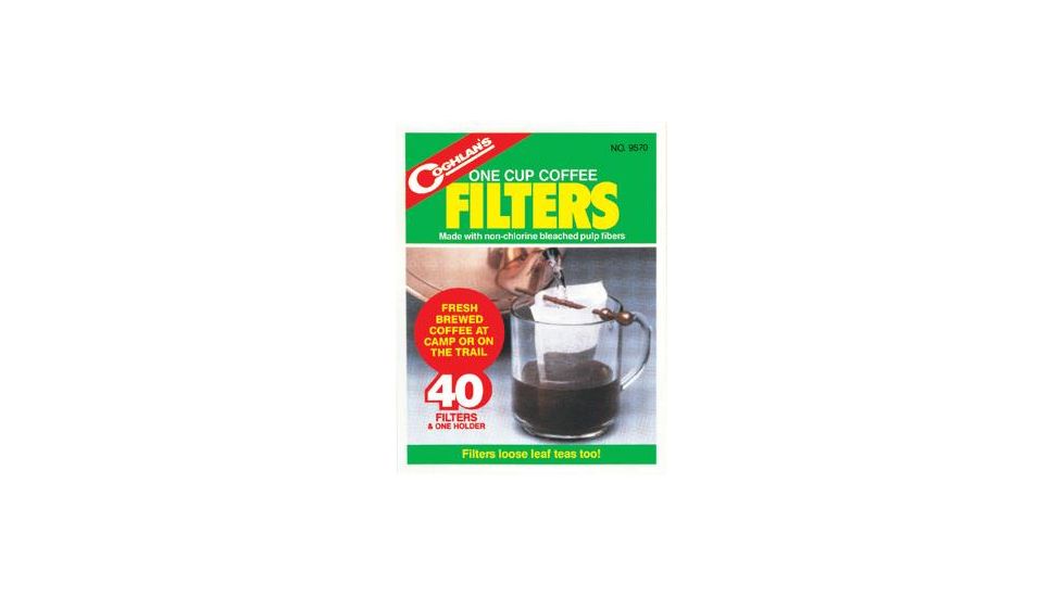 Coghlans One Cup Coffee Filters Pkg 40 733558