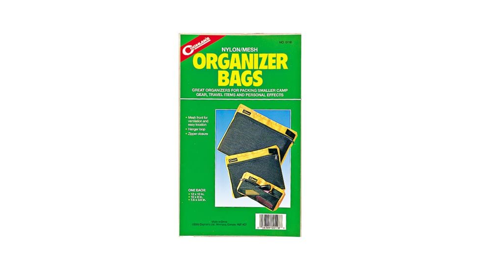 Coghlans Organizer Bags 3pk 0118