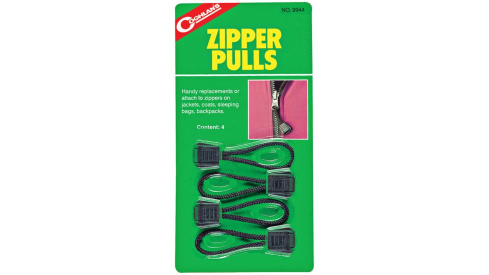 Coghlans Zipper Pulls 4pk 9944