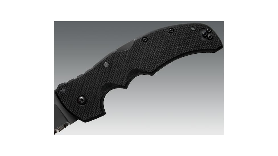Cold Steel Recon 1, Black G-10 Handle, Black Tanto Bl, Combo 27TLTH