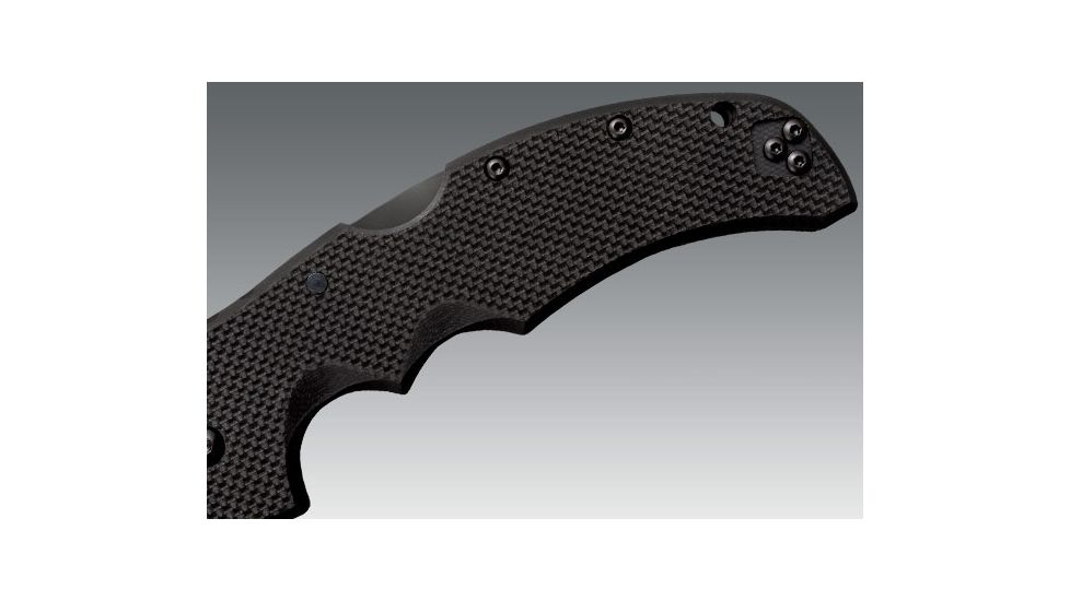 Cold Steel Recon 1 Folding Knife, 4in Tanto Plain Carpenters S35VN Alloy w/ DLC Coating, Black G10 Handle, CS-27TLCT