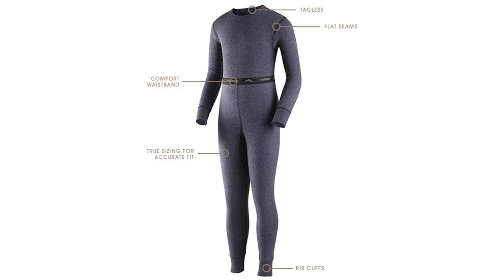 Coldpruf Basic Kid 2pc Navy Lg 60S LG NAVY