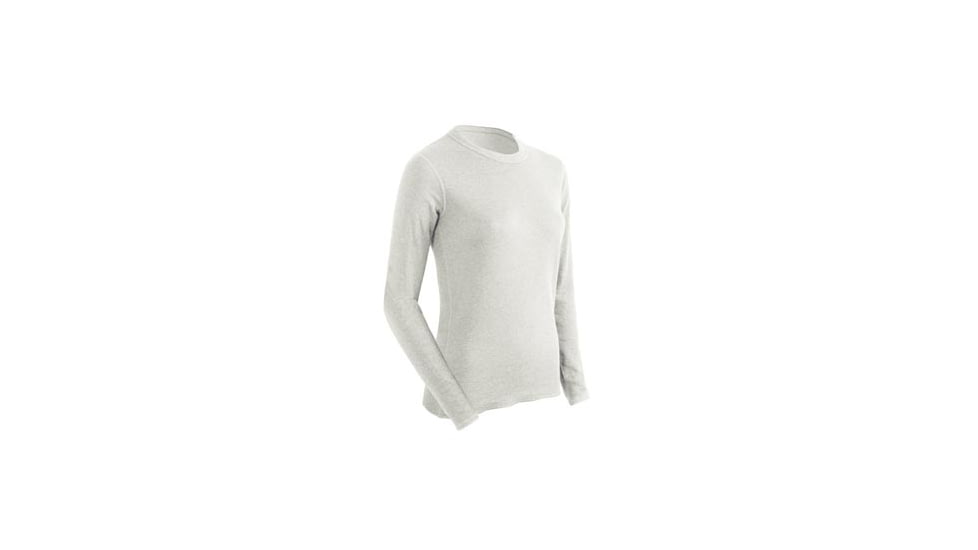 Coldpruf Basic Wmn Crew Wht Md 50A MD WHITE