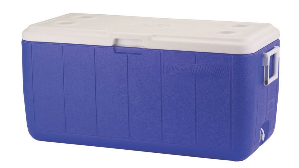 Coleman 100 Quart Performance Cooler, 00 Global 5299, Blue, Holds 160 Cans 3000000187