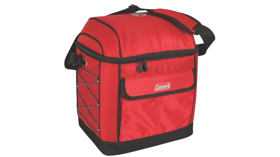 Coleman 16 Can Urban Soft Cooler W/ Removable Plastic Liner, Red 3000002173