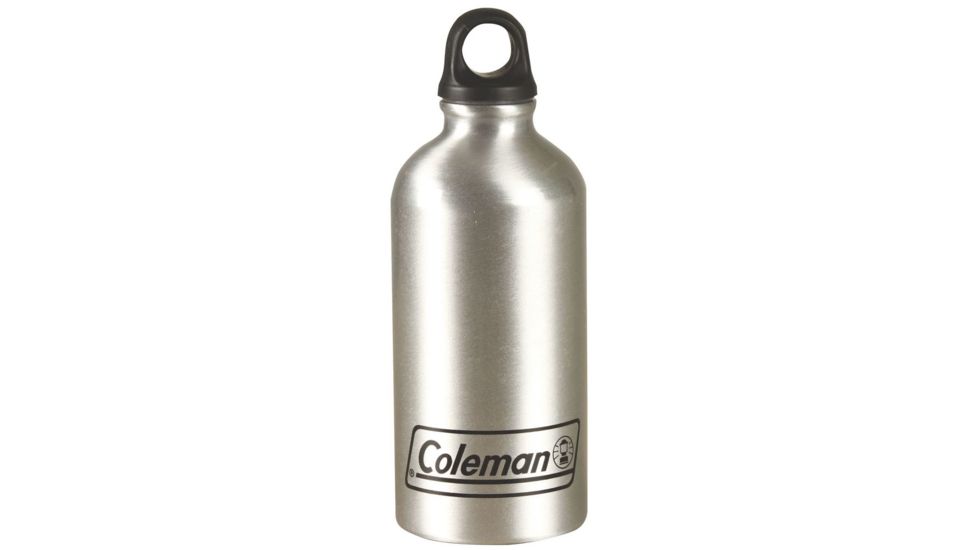 Coleman 16 oz Aluminum Water Bottle W/ Looped Topper, 2.9 in X 7.5 in 2000016355