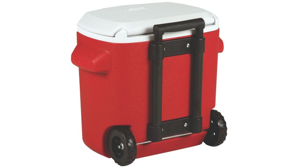 Coleman 16 Quart Wheeled Cooler, 6219, Red, Holds 22 Cans 3000001169